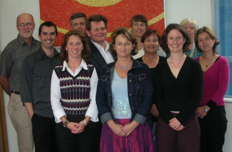 A photo of the research team (11 people)